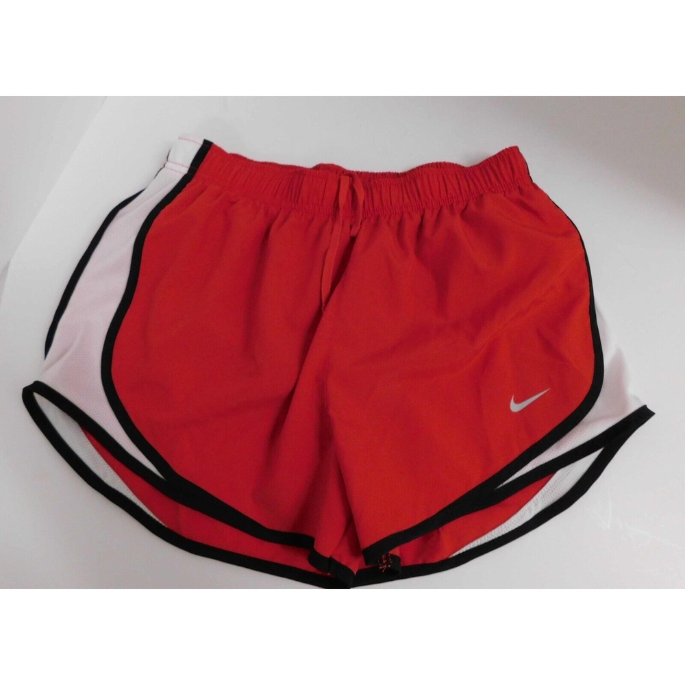 NEW Nike Dri-Fit Red Lined Athletic Running Shorts Women's M